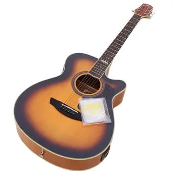 Elektro akustiskā ģitāra 40 collu 6 string cutway sunburst krāsā tautas ģitāra, akustiskā, elektriskā ģitāra ar EQ uztvērējs