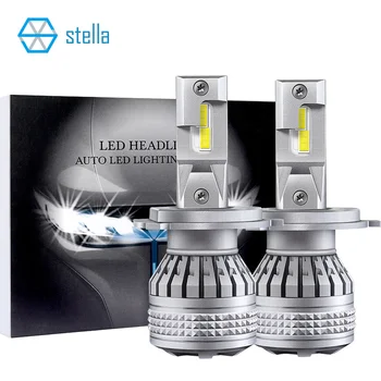 StellaGlob 2 gab 45W lieljaudas Canbus LED Auto Lukturu Spuldzes H4, H7, H11 9005 9006 9012 H1 6000k Balta Gaisma Uzmanību Super Lampas