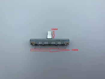 1gb ALPOS 4.5 cm bīdāmās potenciometra vienu saistīti B10K 10MM vārpstas